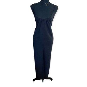 black flare jumpsuit